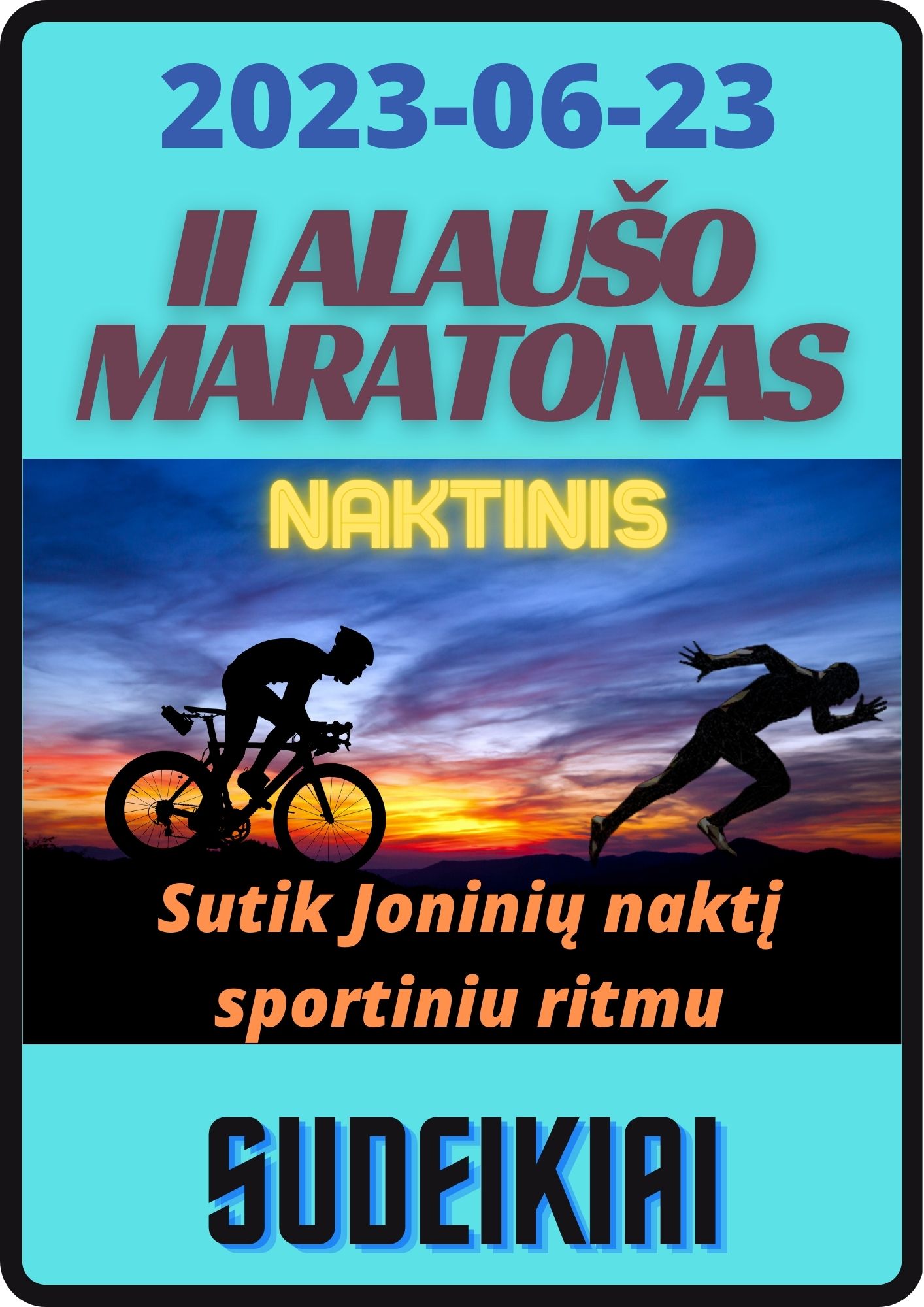 II Alaušo maratonas /naktinis